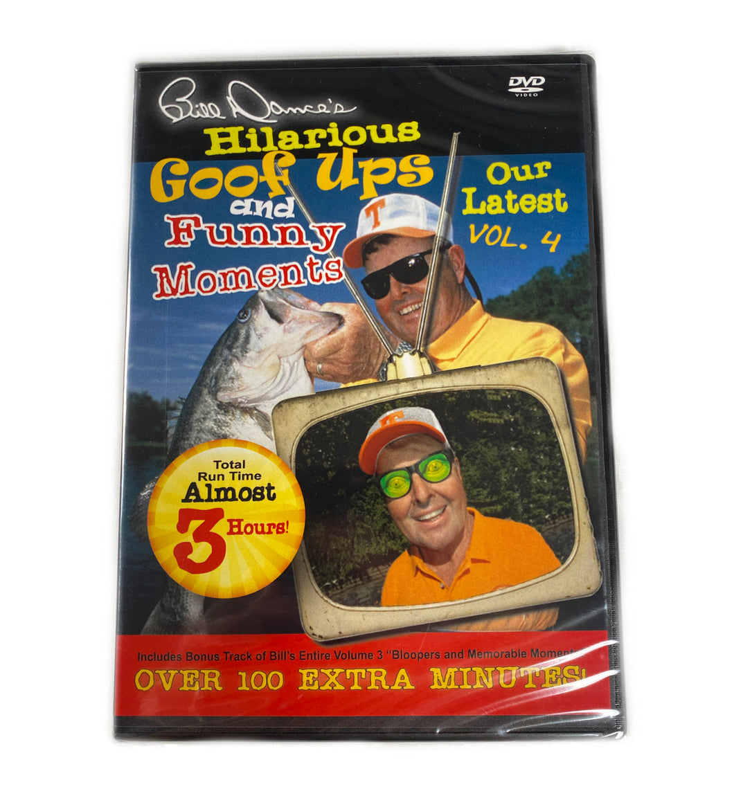 Front cover Bill Dance's Hilarious Goof Ups and Funny Moments DVD 