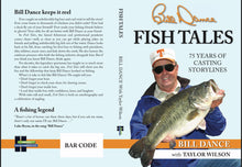Load image into Gallery viewer, Back cover of Bill Dance Fish Tales hardcover book