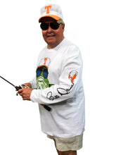 Load image into Gallery viewer, Bill Dance Bass White Long Sleeve T-Shirt